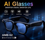 AI Smart Glasses with 8MP Camera