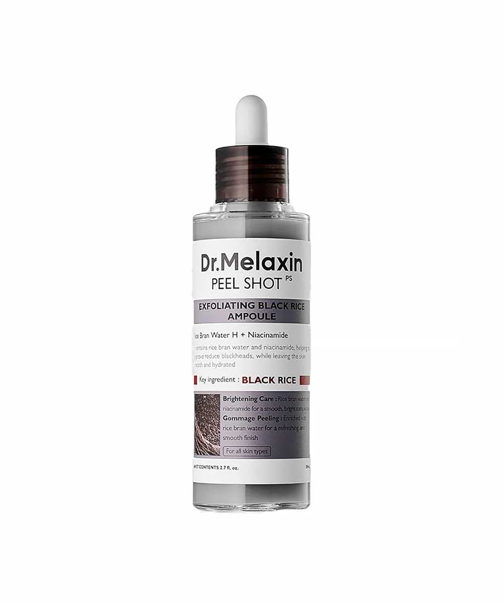 Dr. Melaxin – Peel Shot Exfoliating Black Rice Ampoule