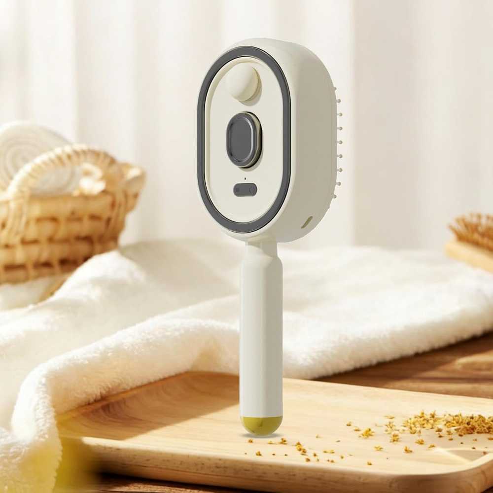 Steam Brush  Rechargeable Detangling Tool with Oil