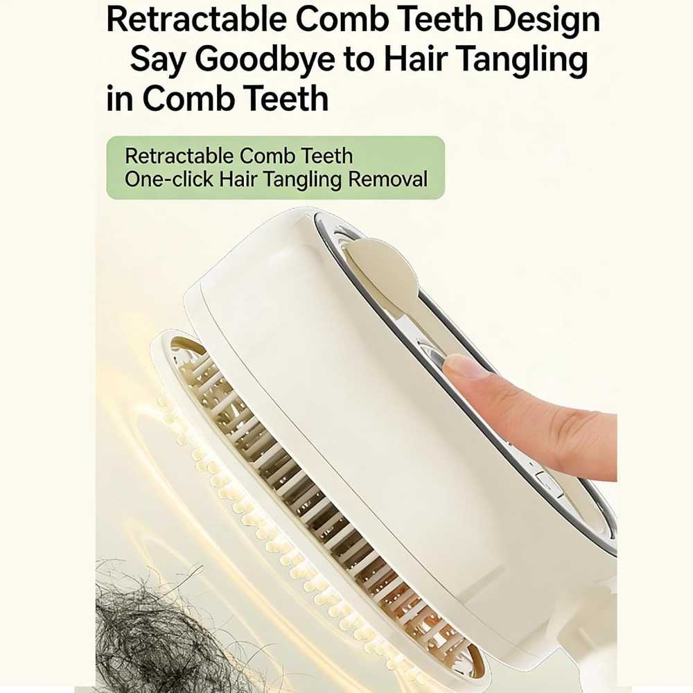Steam Brush  Rechargeable Detangling Tool with Oil
