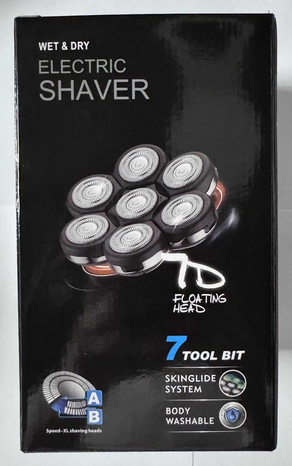 Cordless Bald Head Shaver for Men 7D